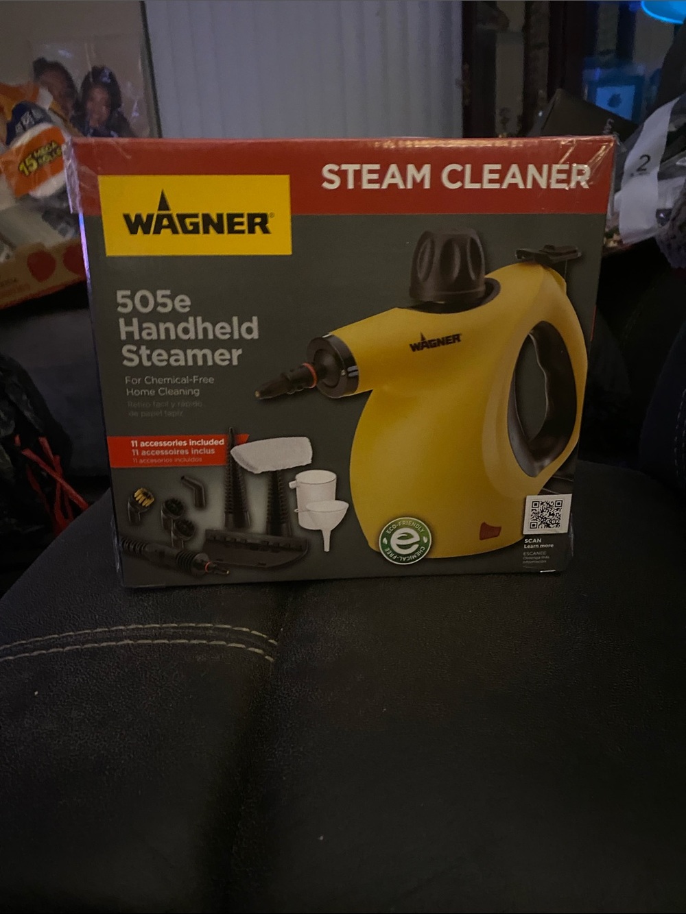 WAGNER 505e Handheld Steamer in Yellow + 11 Accessories - PRICE IS FIRM